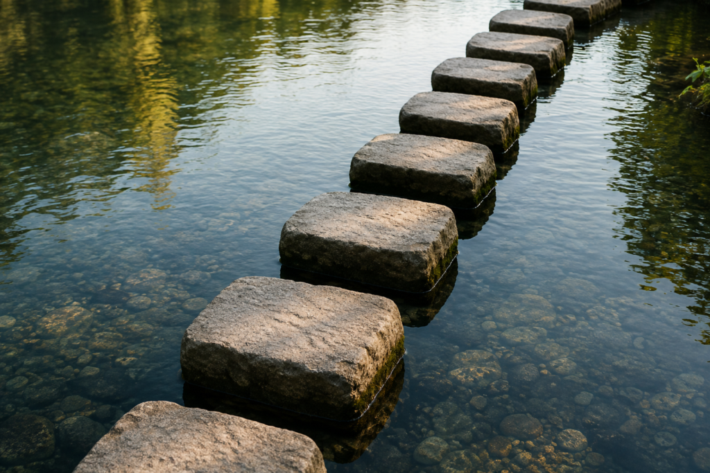 stepping stones
